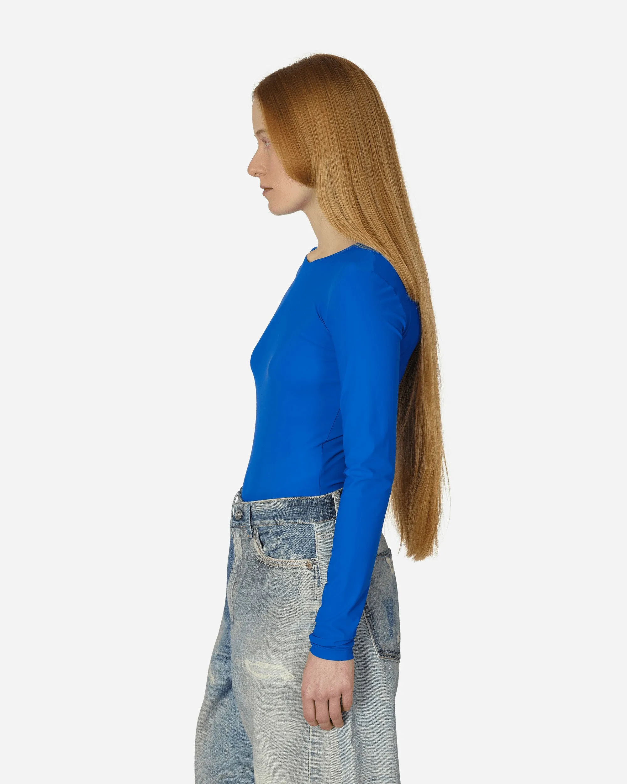 Long-Sleeve Bodysuit Blue