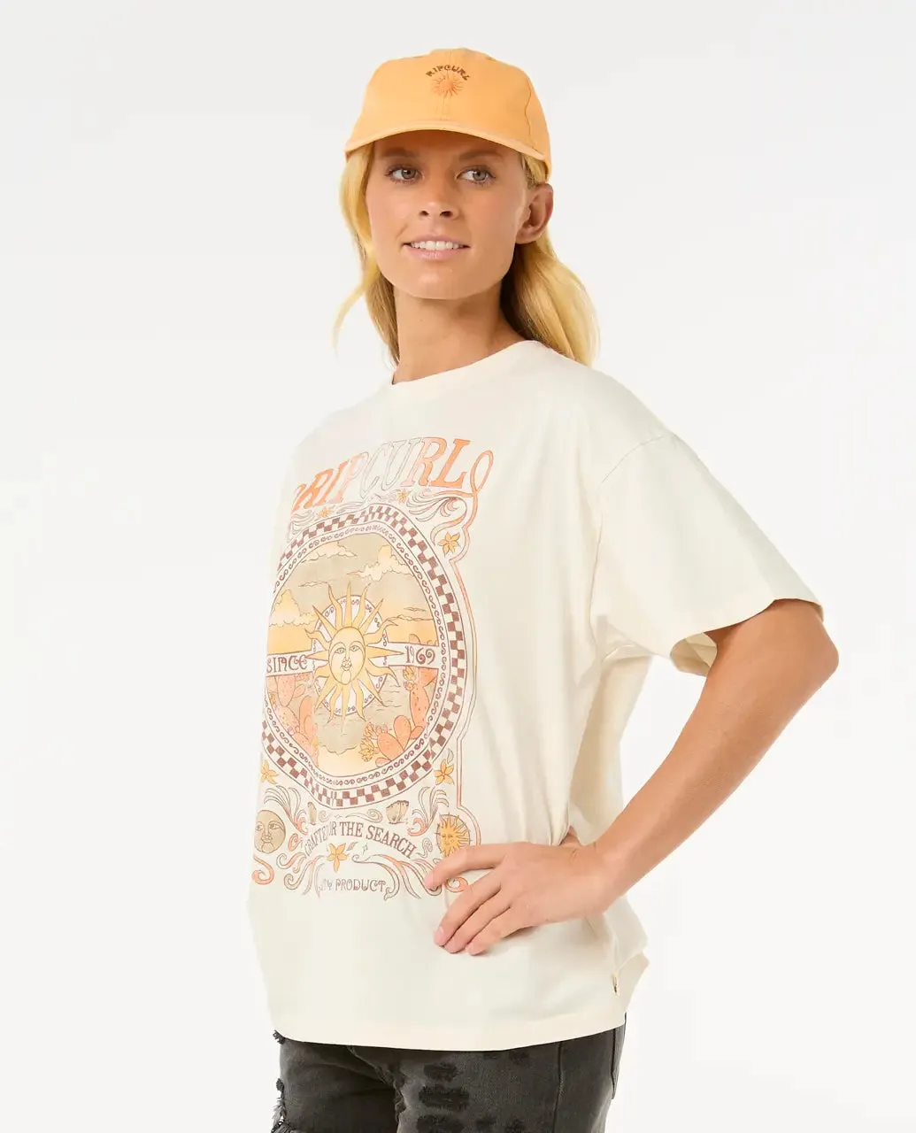 Luna Heritage T-Shirt in Bone