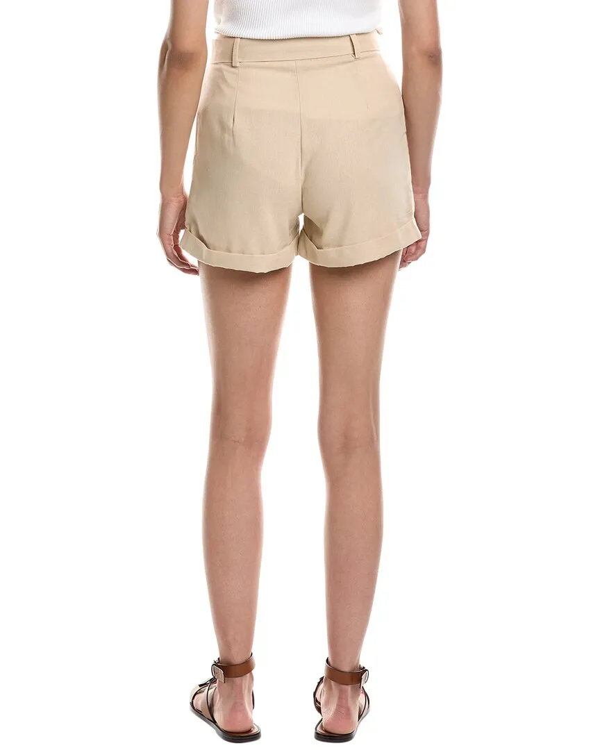 LUXE ALWAYS Linen-Blend Short