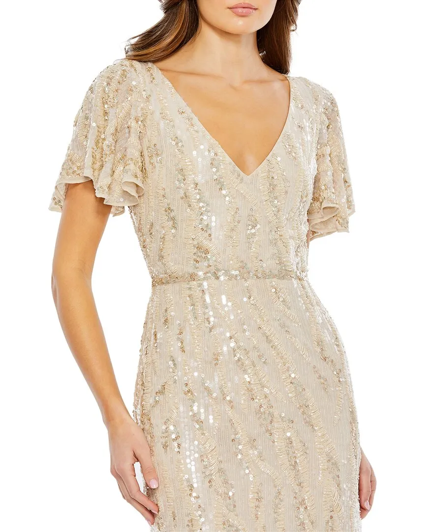 Mac Duggal Embellished Cocktail Dress