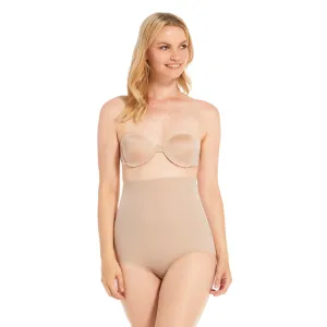 MAGIC Bodyfashion Shapewear Women's L Latte Maxi Sexy High-Waisted Brief JDM049