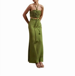 Mar De Ti Skirt In Pistachio Green