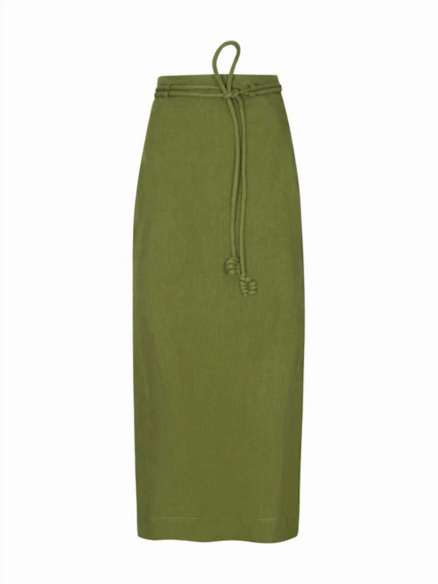 Mar De Ti Skirt In Pistachio Green