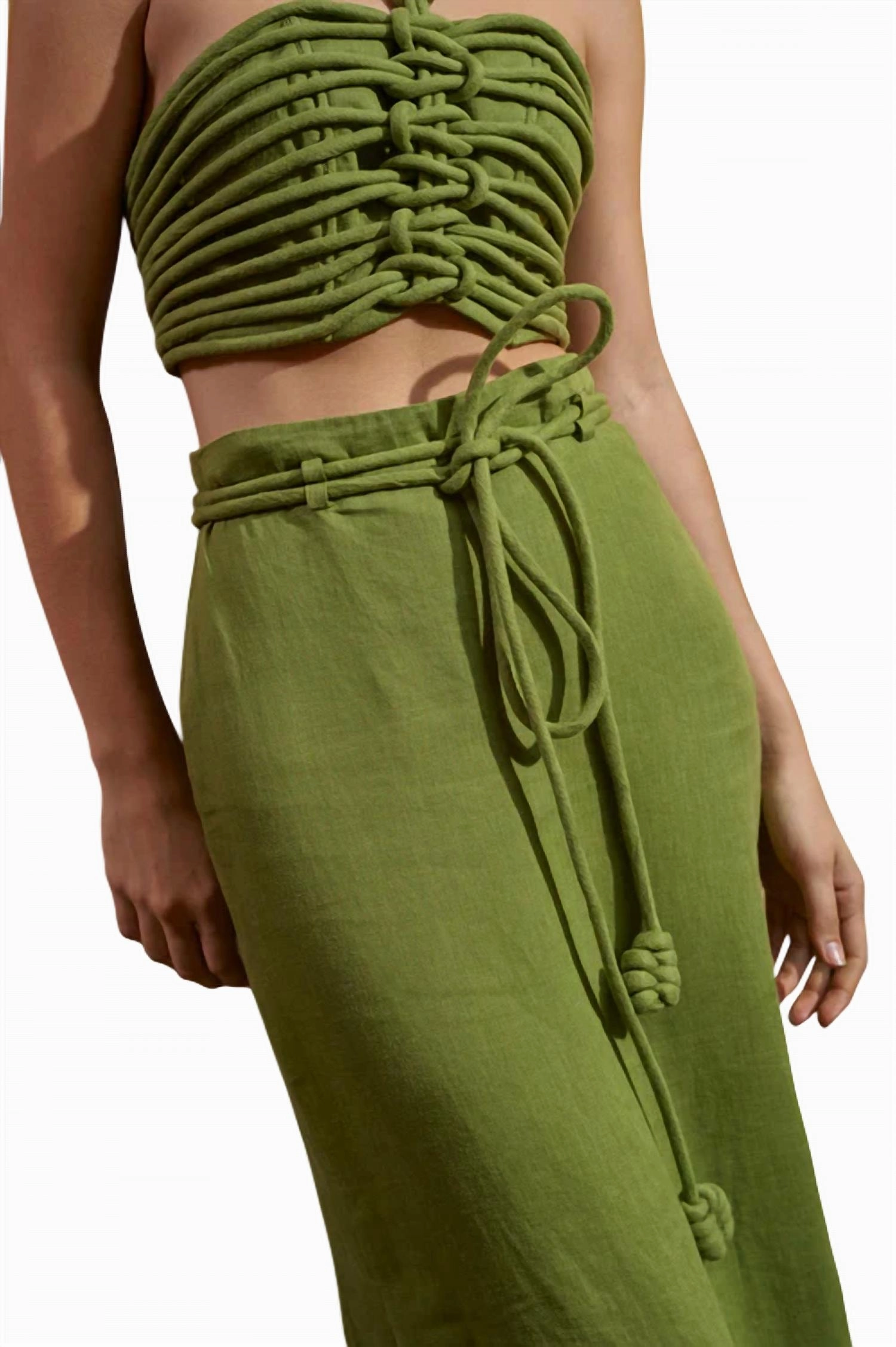 Mar De Ti Skirt In Pistachio Green
