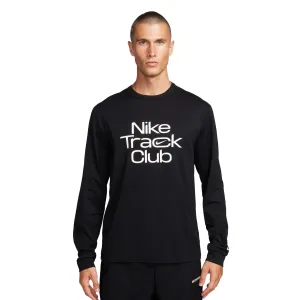 Mens Nike Track Club Dri-FIT Long-Sleeve Running Top