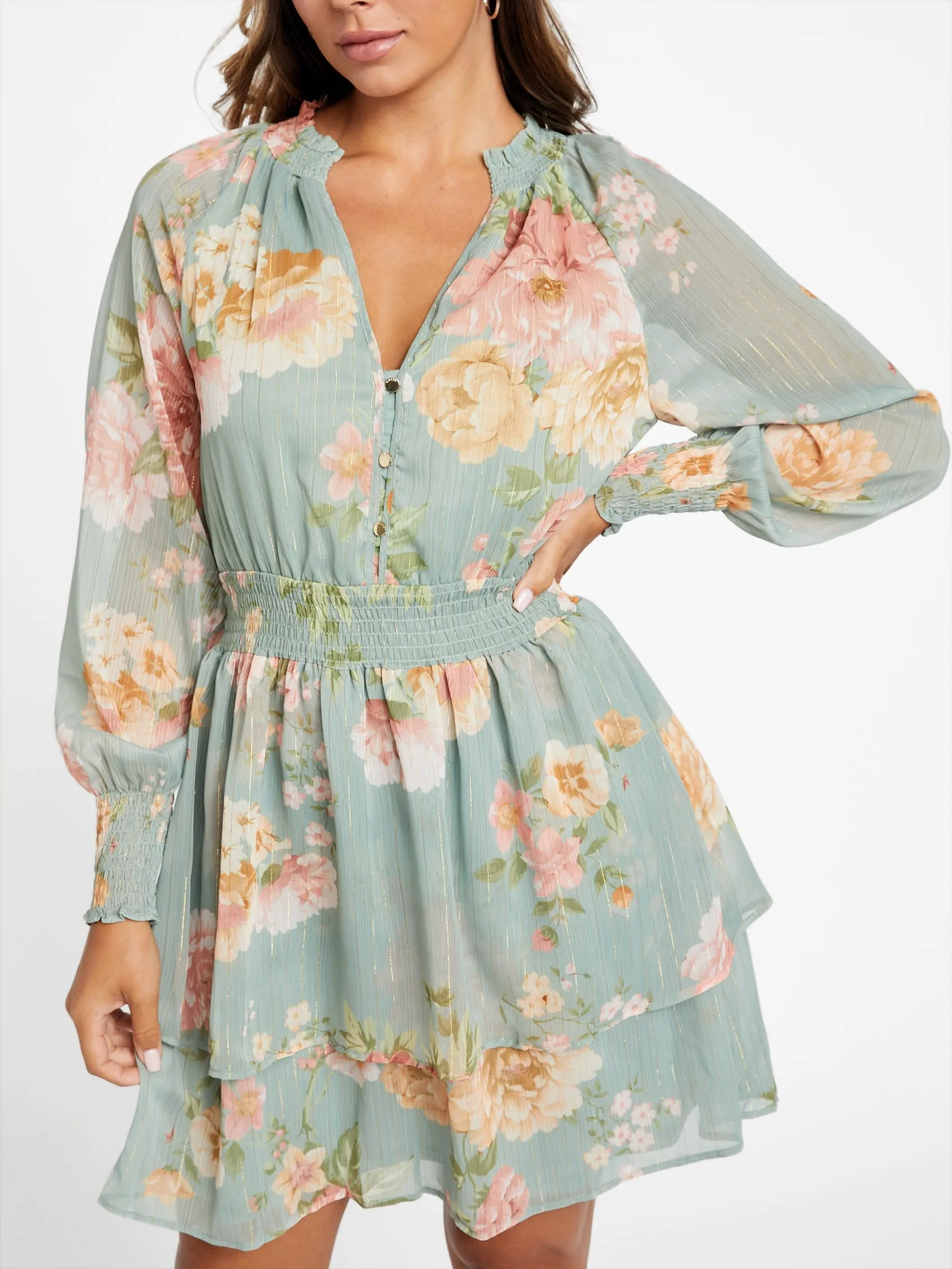 Michelle Short Floral Dress