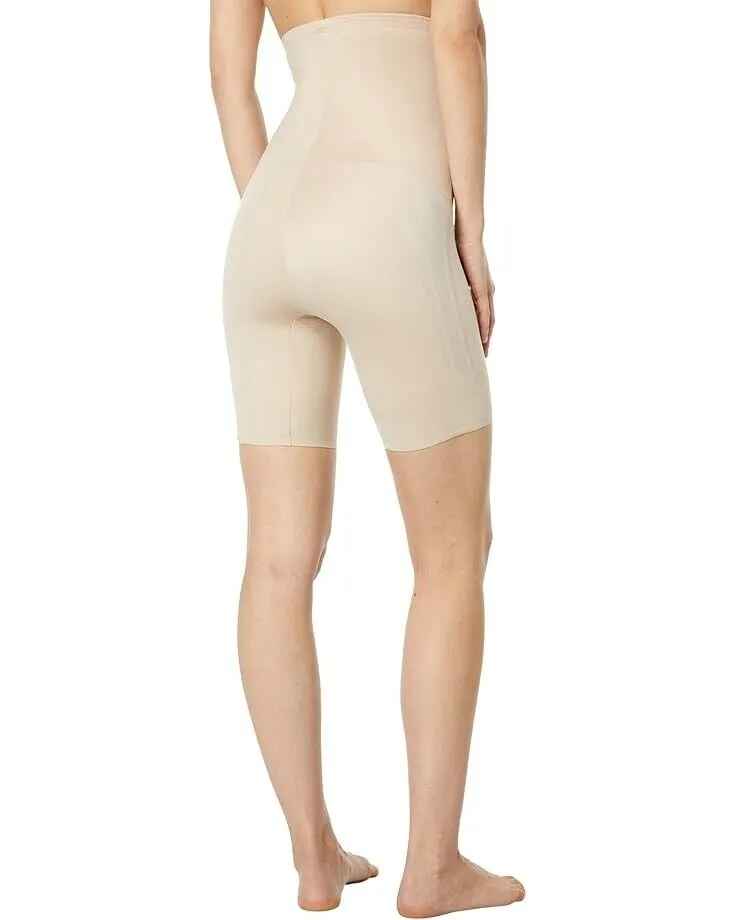 Miraclesuit Shapewear Women's Small Beige High-Waisted Thigh Slimmer ERK832