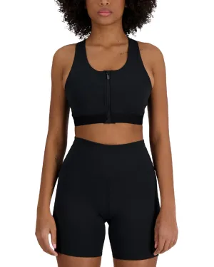New Balance Sleek Medium Support Pocket Zip Jacket
