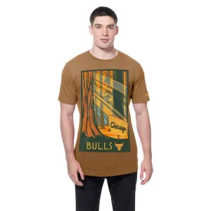New Era T-Shirts And Tank Tops Chicago Bulls NBA All Star Game Victory Grove 2025 Beige T-Shirt