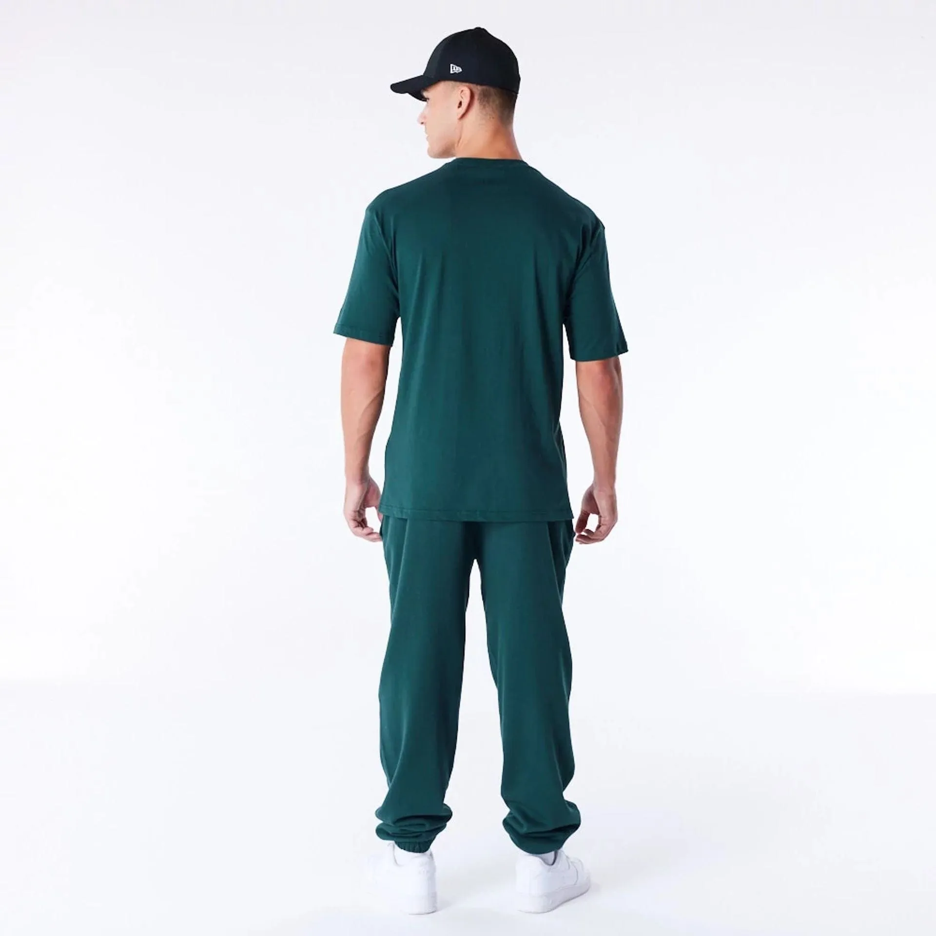 New Era T-Shirts And Tank Tops Chicago White Sox League Essential Dark Green Oversized T-Shirt