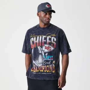 New Era T-Shirts And Tank Tops Kansas City Chiefs Sport Classic Black T-Shirt
