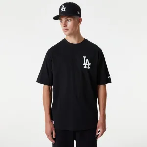 New Era T-Shirts And Tank Tops LA Dodgers MLB Essential Black Oversized T-Shirt