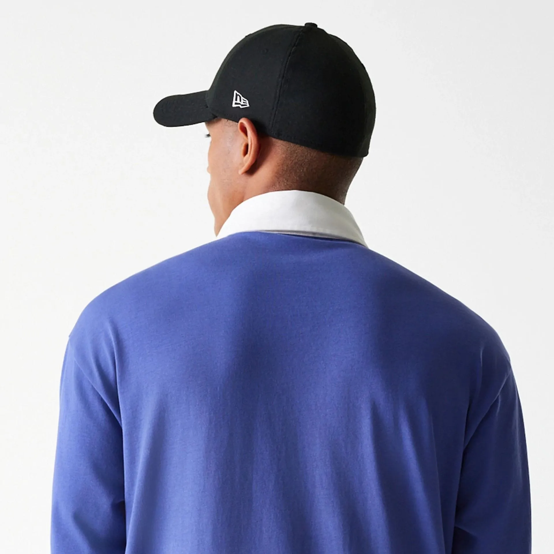 New Era T-Shirts And Tank Tops LA Lakers NBA Rugby Dark Blue Long Sleeve Polo