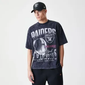 New Era T-Shirts And Tank Tops Las Vegas Raiders Sport Classic Black T-Shirt