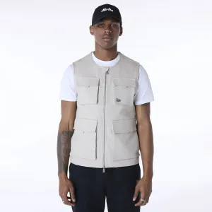 New Era T-Shirts And Tank Tops New Era Essential Cream Utility Vest