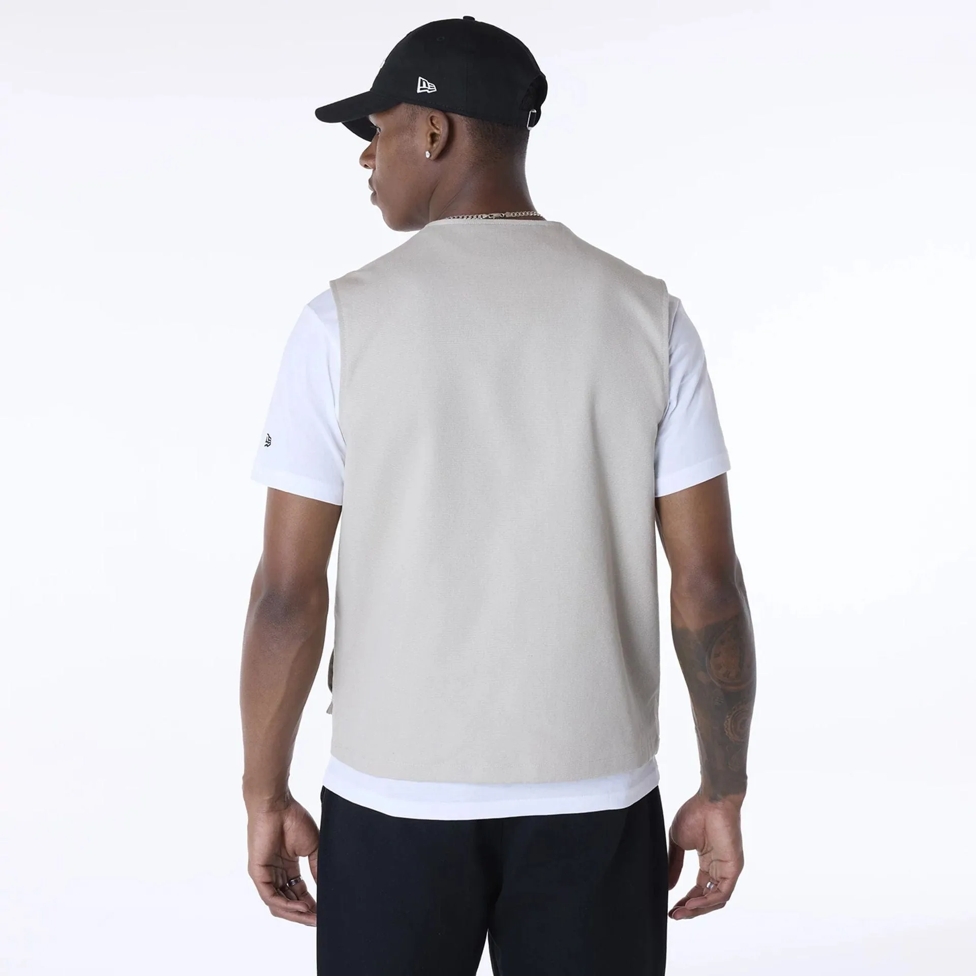 New Era T-Shirts And Tank Tops New Era Essential Cream Utility Vest