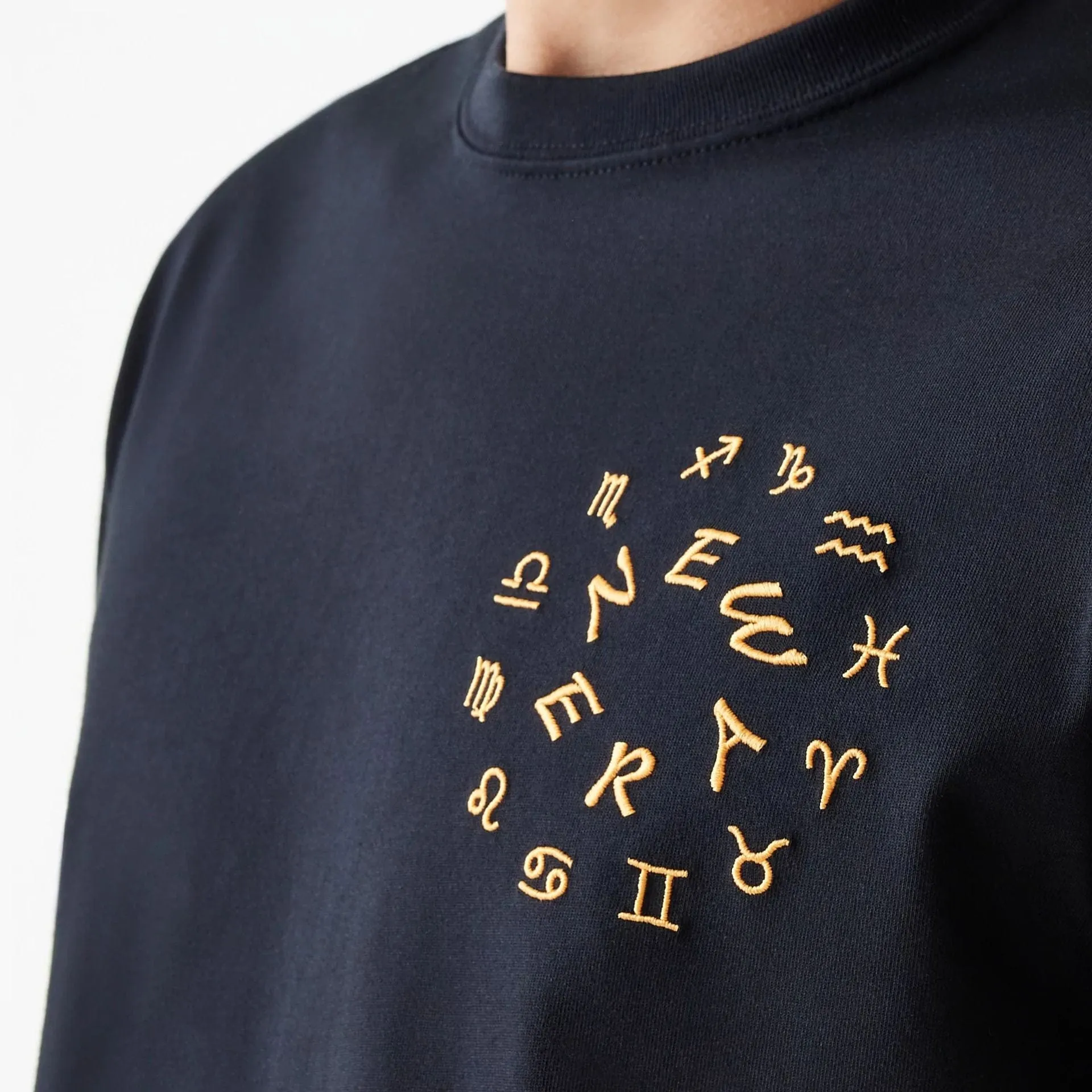 New Era T-Shirts And Tank Tops New Era Horoscope Black T-Shirt