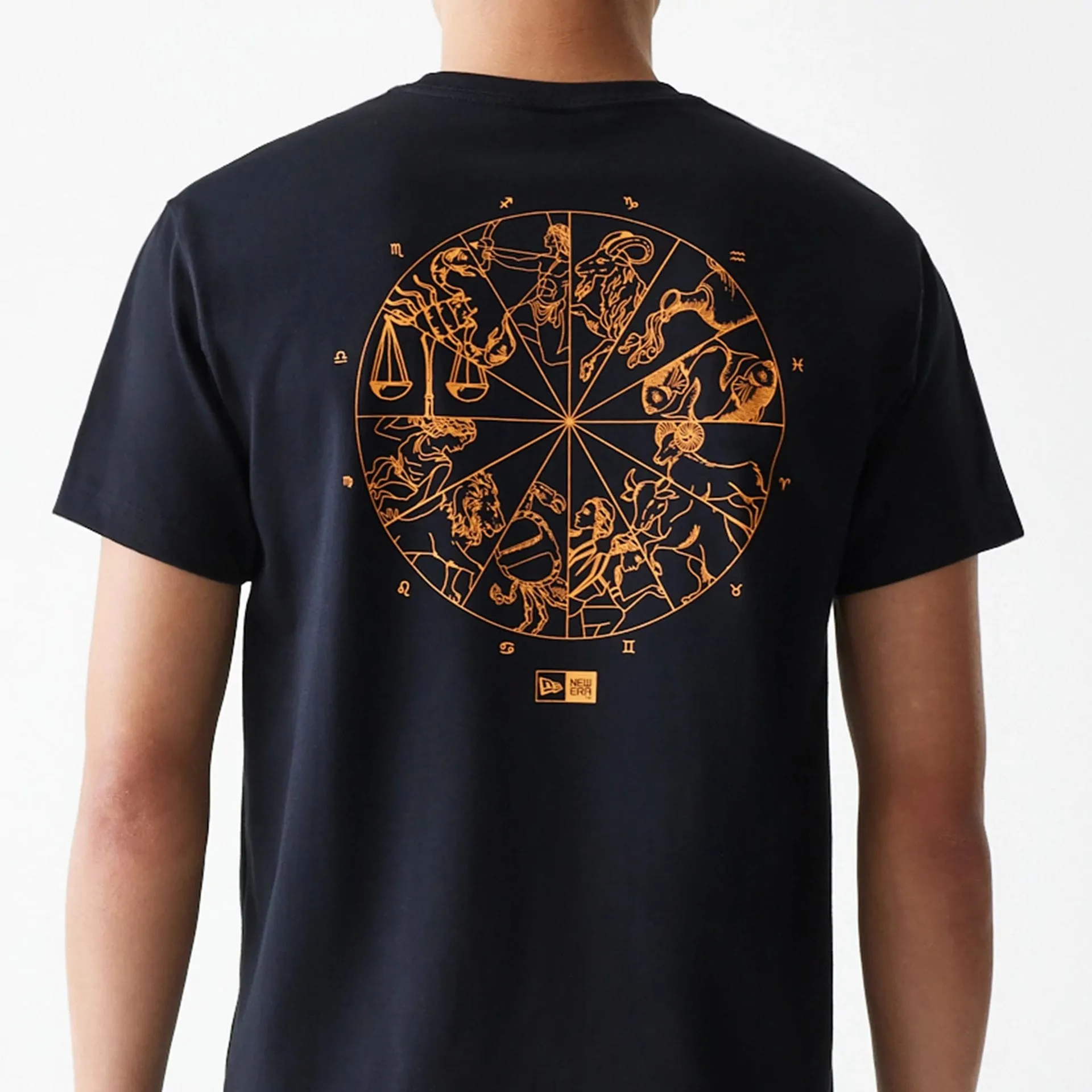 New Era T-Shirts And Tank Tops New Era Horoscope Black T-Shirt