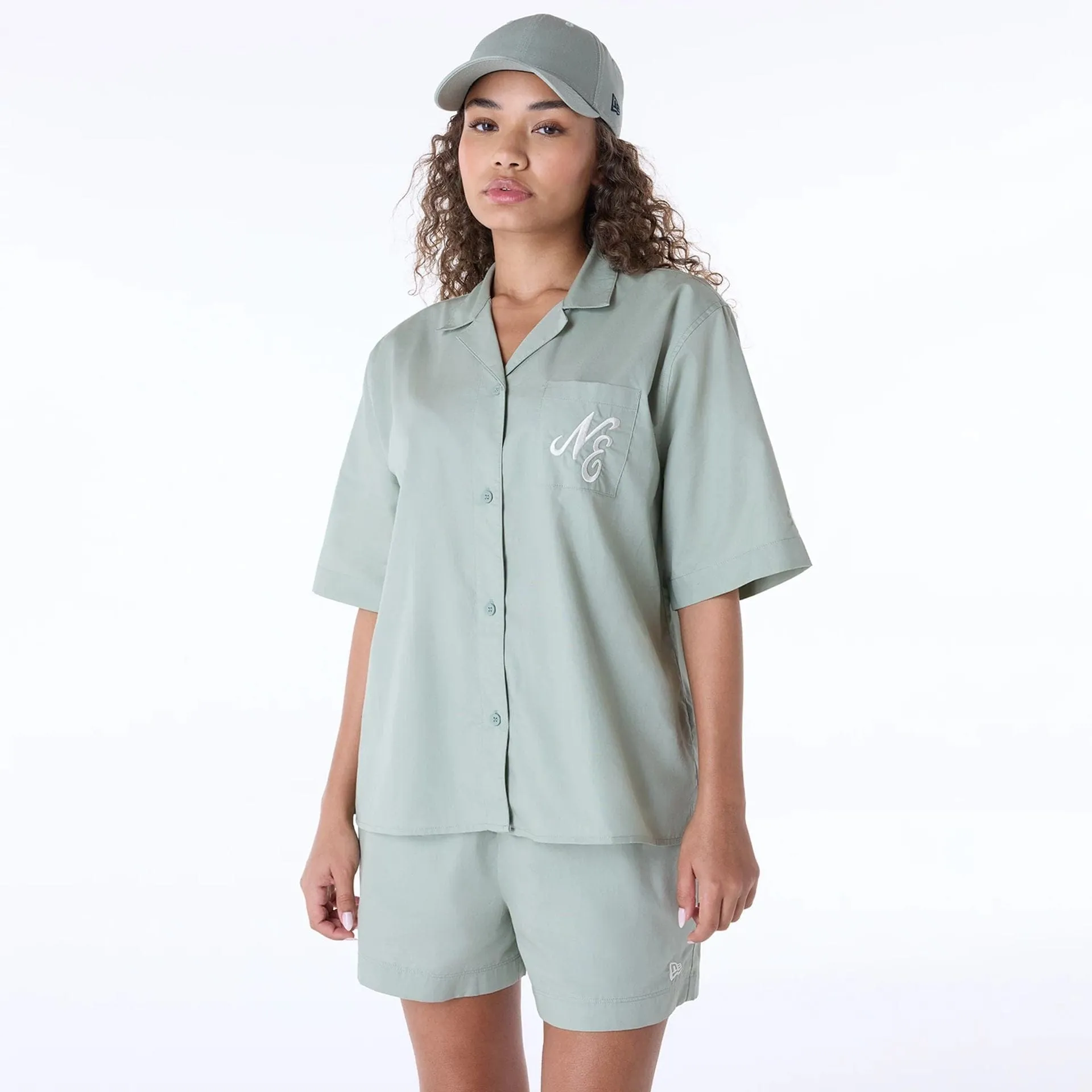 New Era T-Shirts And Tank Tops Womens New Era Revere Pastel Green T-Shirt