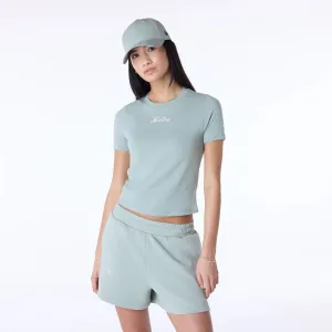 New Era T-Shirts And Tank Tops Womens New Era Slim Pastel Green T-Shirt