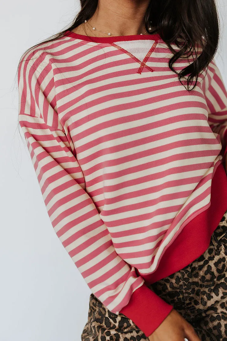 Olivia Pullover - Pink