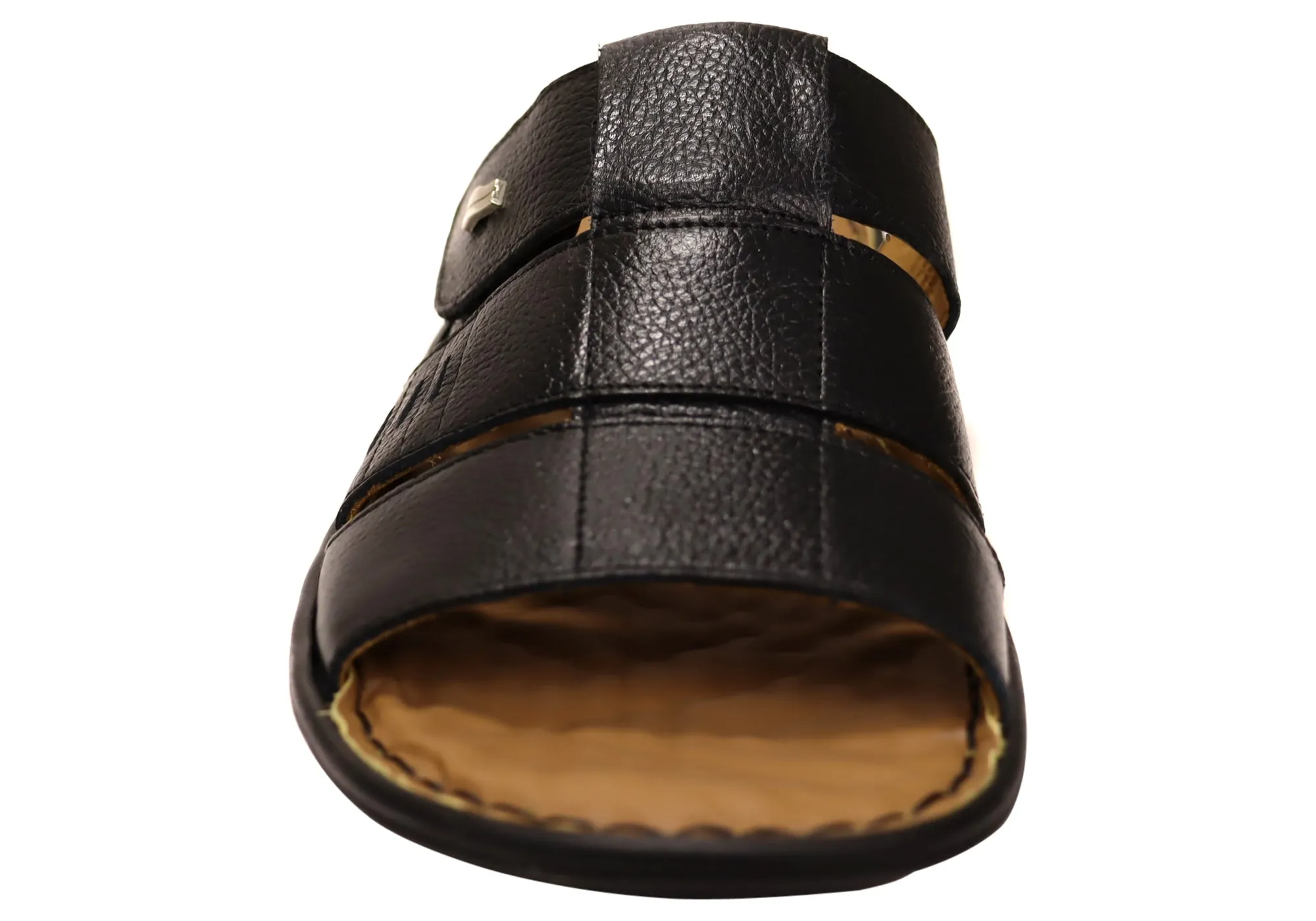 Opananken Andrew Mens Comfortable Brazilian Leather Slide Sandals Opananken Shoes