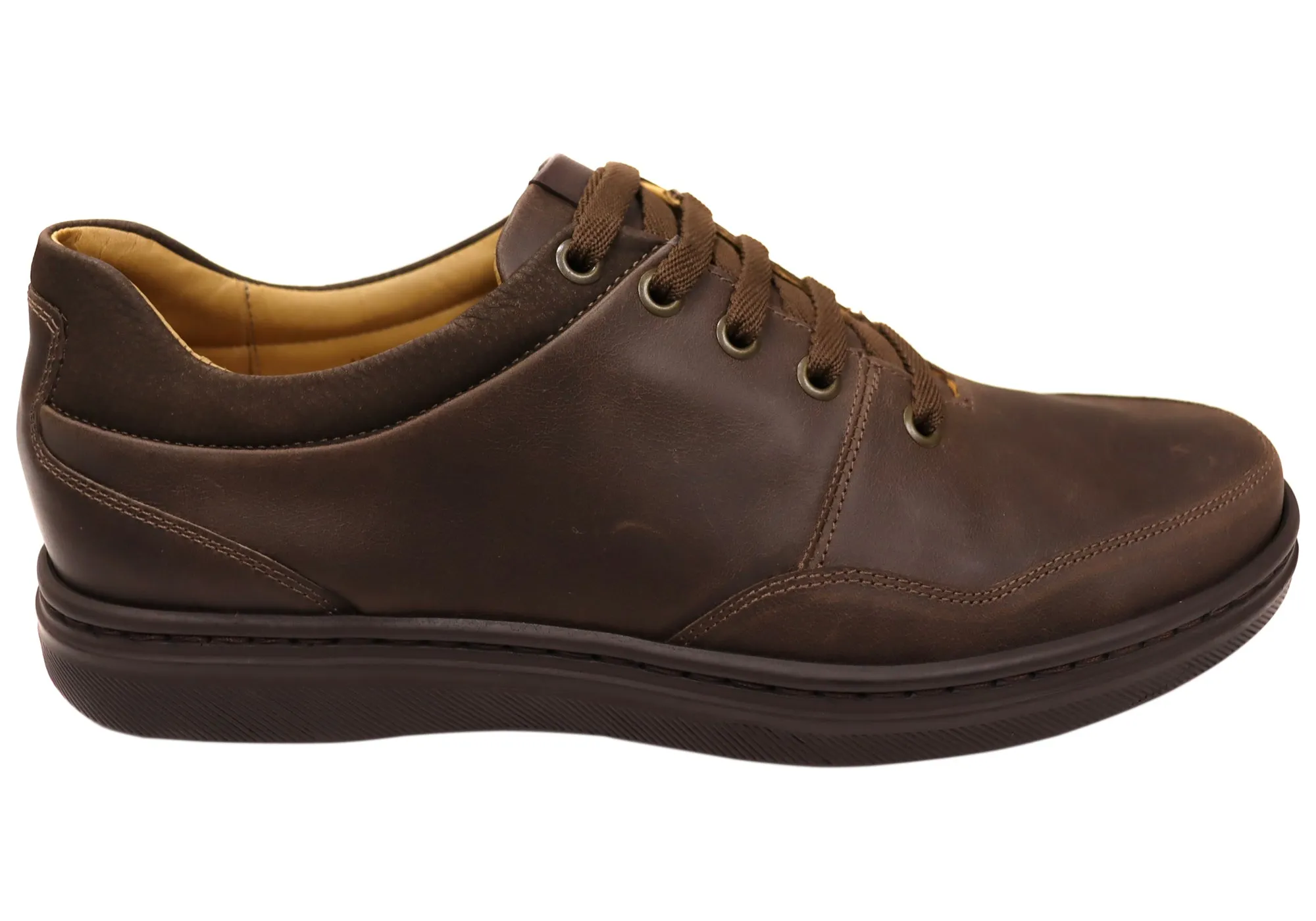 Opananken Jonny Mens Comfortable Brazilian Leather Lace Up Shoes Opananken Shoes