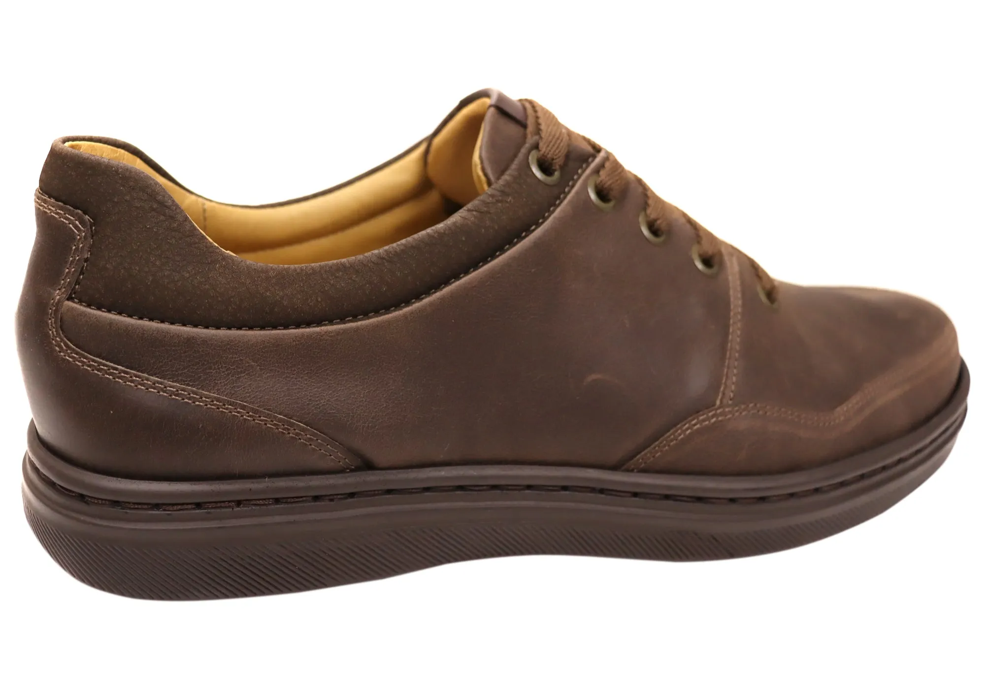 Opananken Jonny Mens Comfortable Brazilian Leather Lace Up Shoes Opananken Shoes