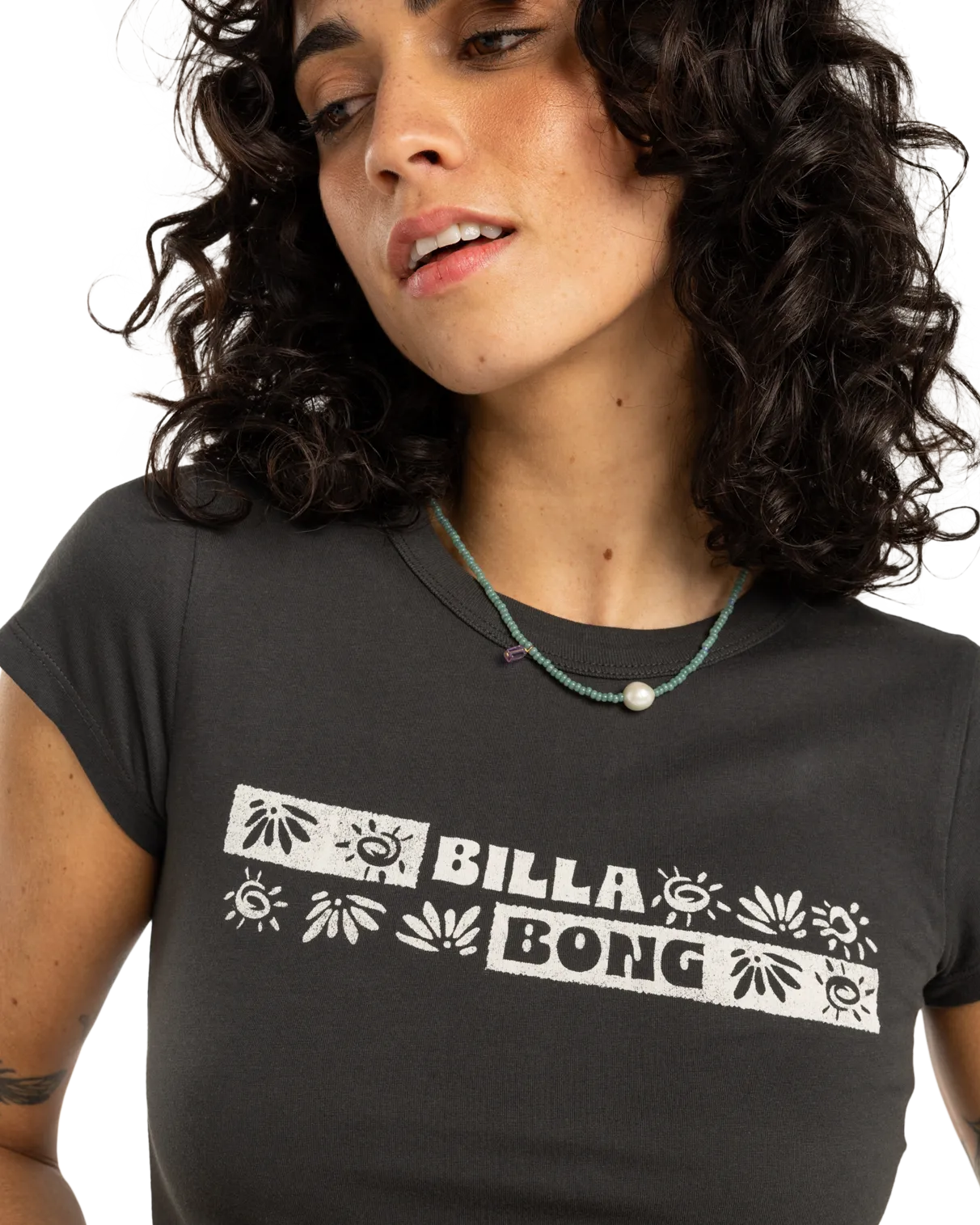 Paradise Way T-Shirt in Off Black
