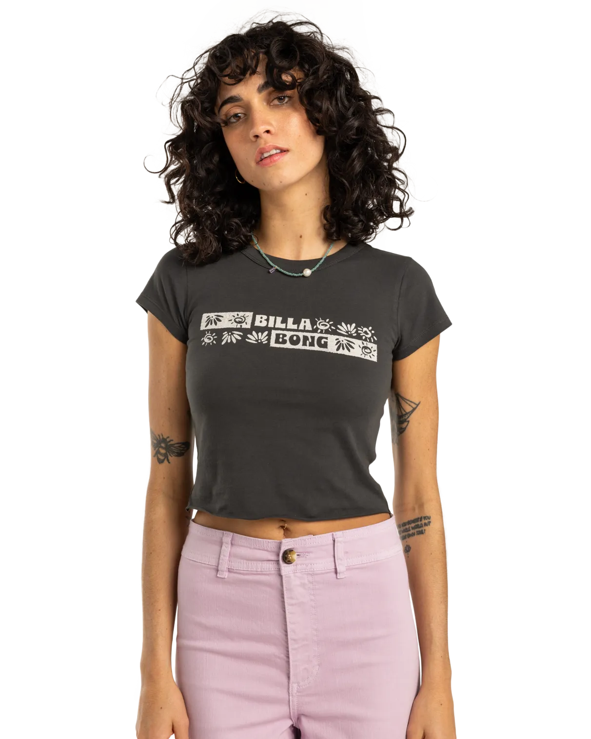 Paradise Way T-Shirt in Off Black