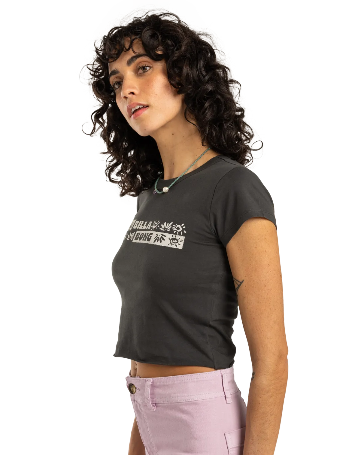 Paradise Way T-Shirt in Off Black