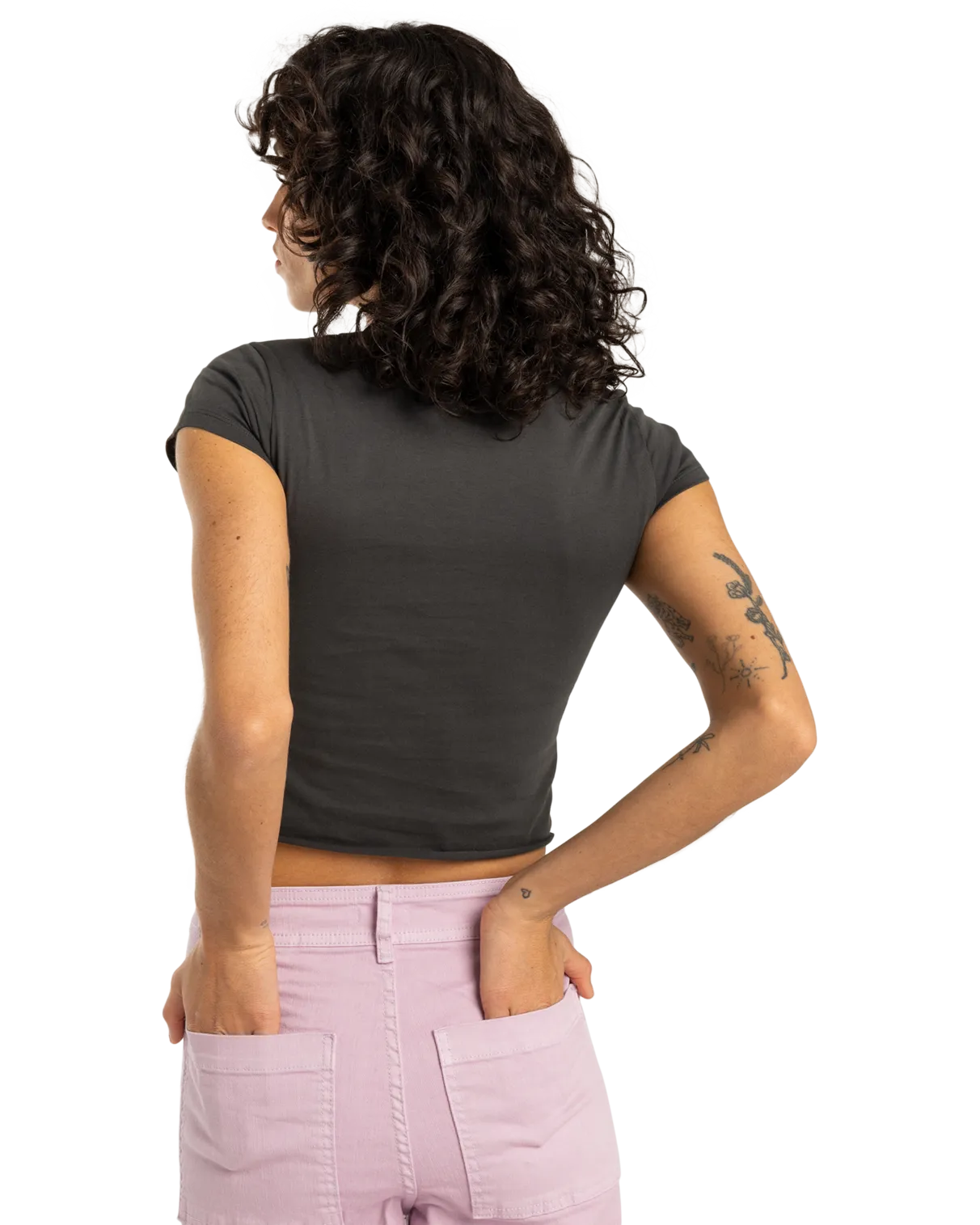 Paradise Way T-Shirt in Off Black