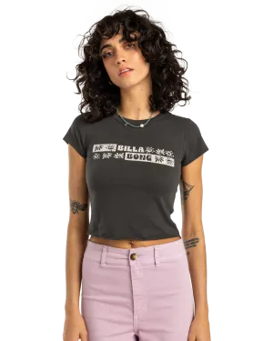 Paradise Way T-Shirt in Off Black