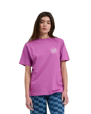 Partial Dot T-Shirt in Hyper Violet