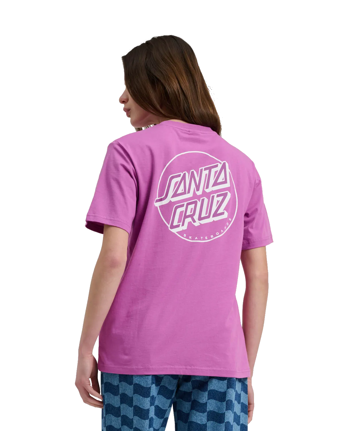 Partial Dot T-Shirt in Hyper Violet