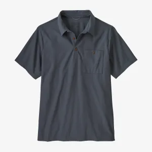 Patagonia Men's Transit Traveler Polo Shirt - Smolder Blue