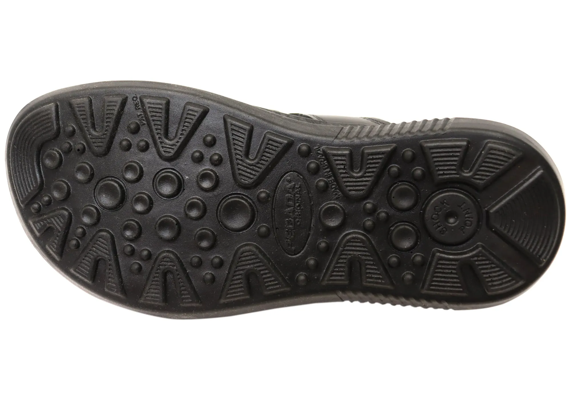 Pegada Freddie Mens Comfortable Leather Slides Sandals Made In Brazil Pegada Shoes