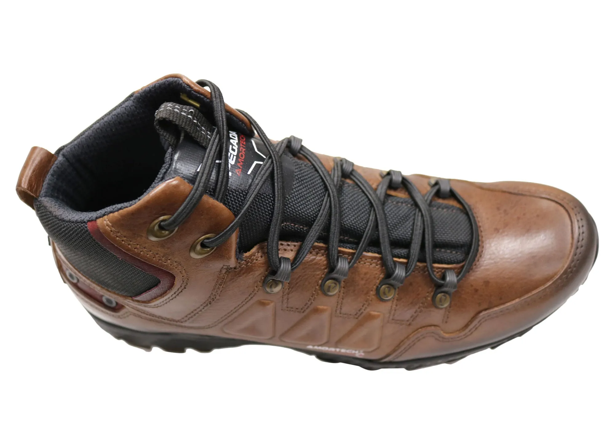 Pegada Riccardo Mens Comfortable Leather Boots Made In Brazil Pegada Shoes