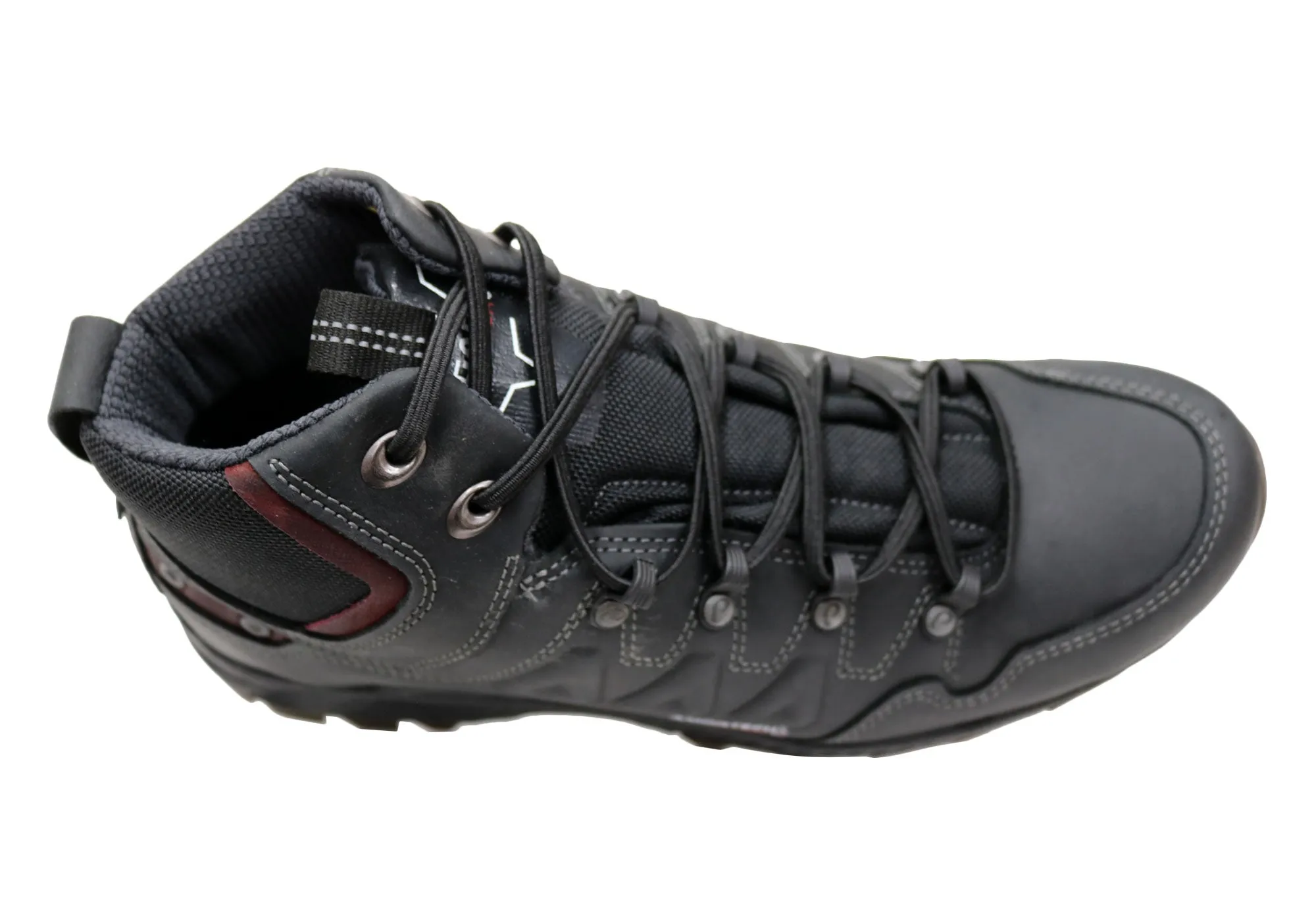 Pegada Riccardo Mens Comfortable Leather Boots Made In Brazil Pegada Shoes