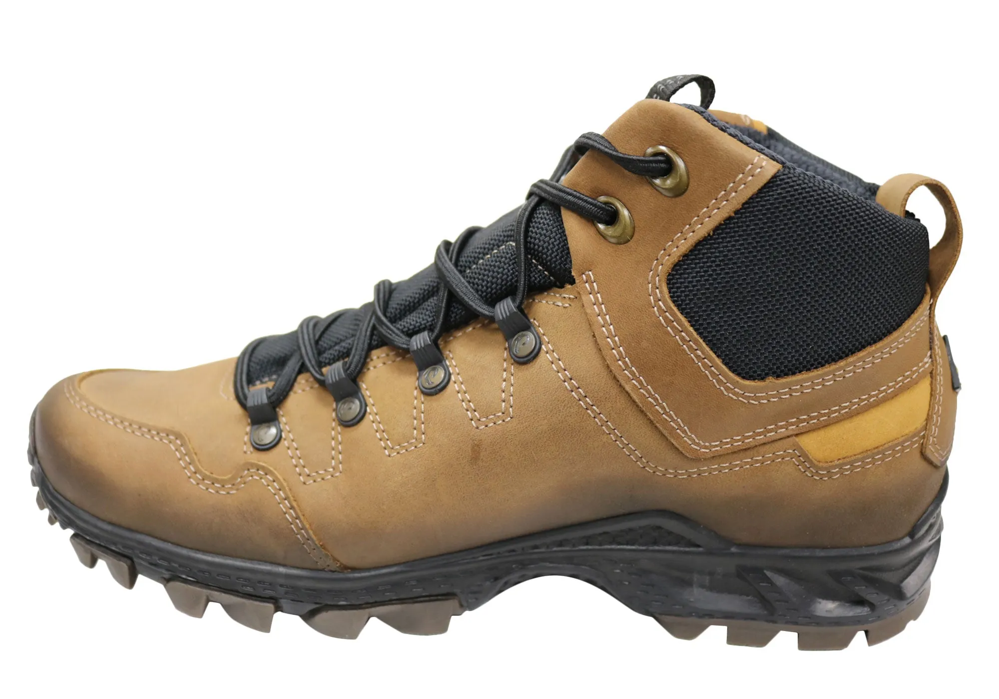 Pegada Riccardo Mens Comfortable Leather Boots Made In Brazil Pegada Shoes