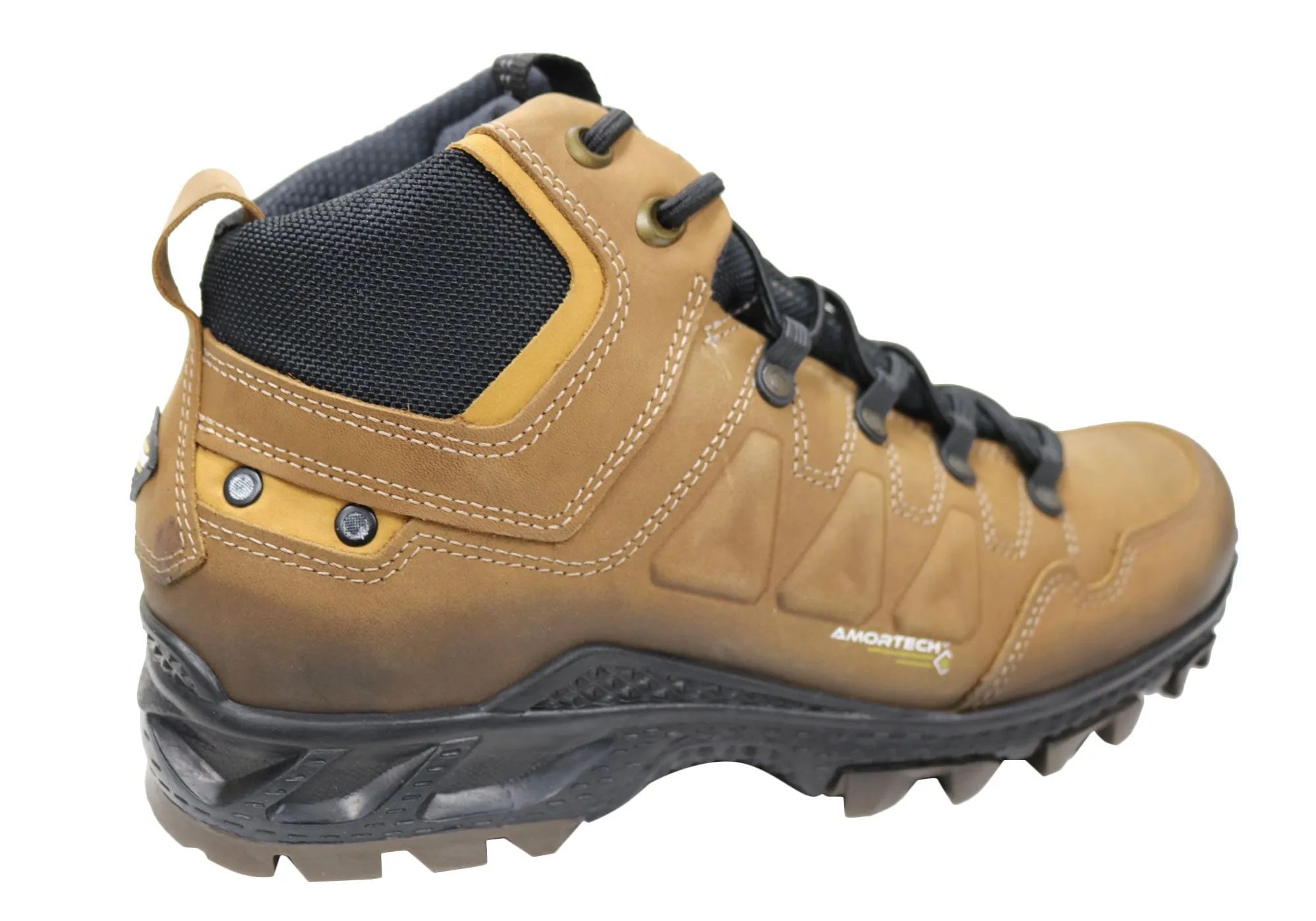 Pegada Riccardo Mens Comfortable Leather Boots Made In Brazil Pegada Shoes