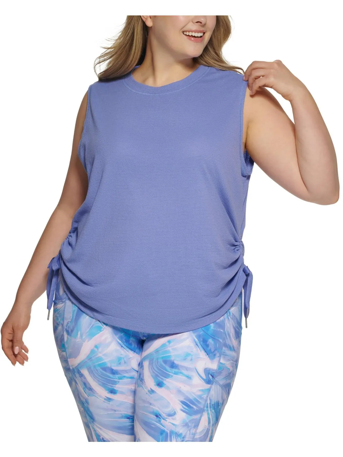 Plus Womens Moisture Wicking Workout Pullover Top