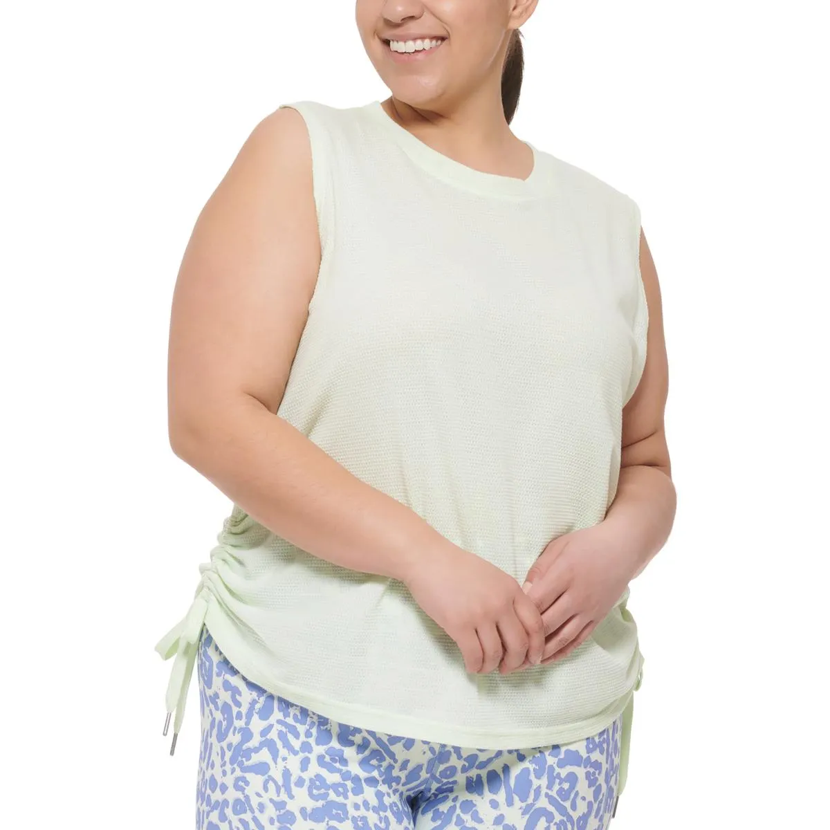 Plus Womens Moisture Wicking Workout Pullover Top