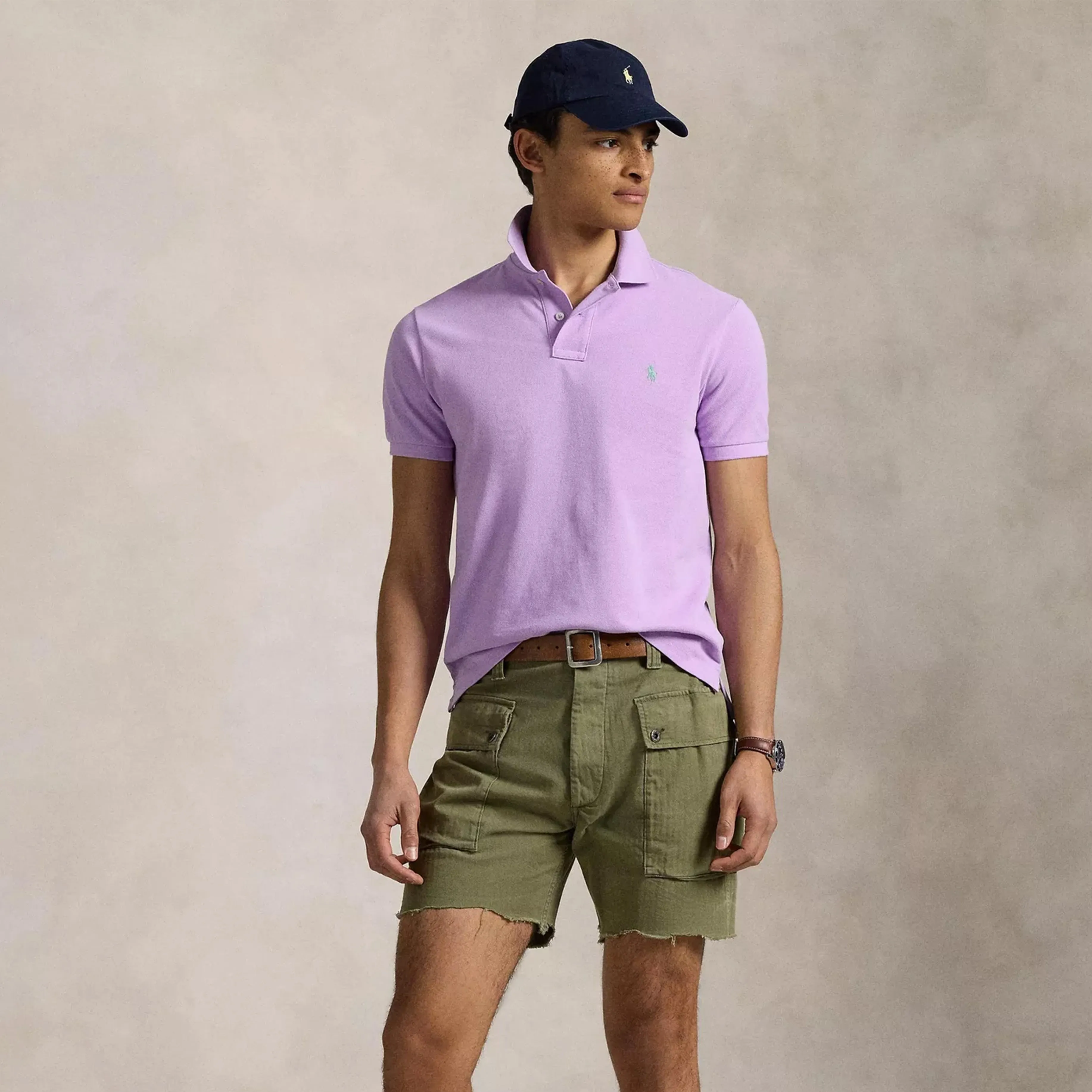 Polo Ralph Lauren Classic S/S Polo Light Lilac