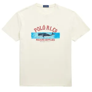 Polo Ralph Lauren Short Sleeve T Shirt Classic Deckwash White