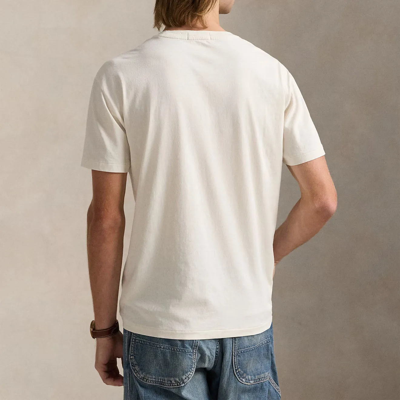 Polo Ralph Lauren Short Sleeve T Shirt Classic Deckwash White