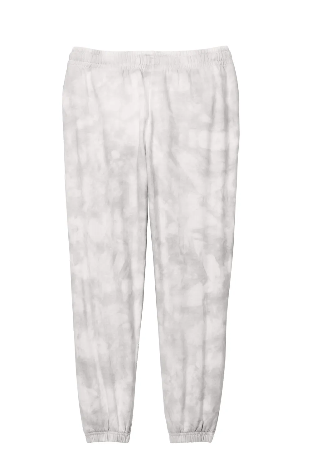 Port & Company Womens Beach Wash Tie Dye Sweatpants w/ Pockets - Dove Grey
