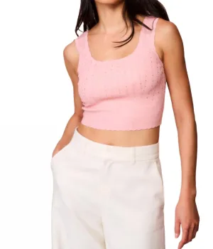 Prague Tank Top In Pink Champagne