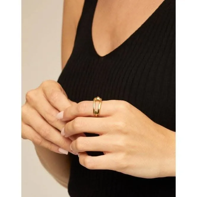 Prosperity Golden Brass Ring Unode50 Jewelry And Accessories