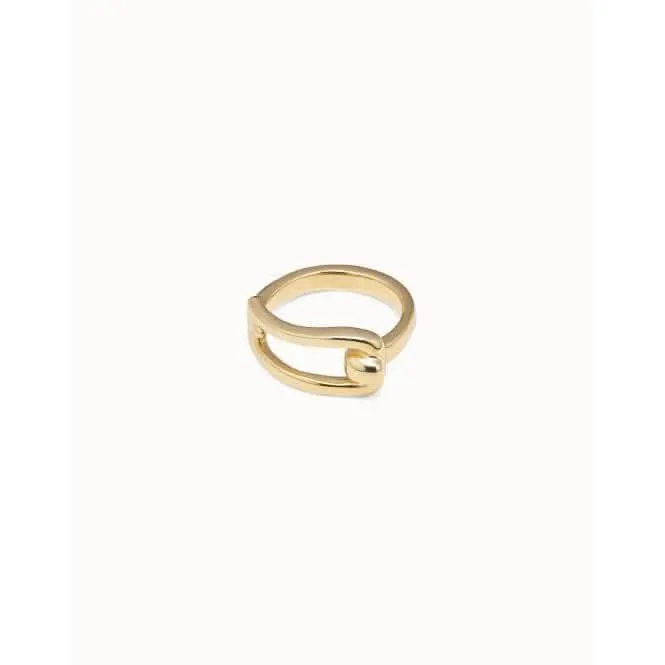 Prosperity Golden Brass Ring Unode50 Jewelry And Accessories